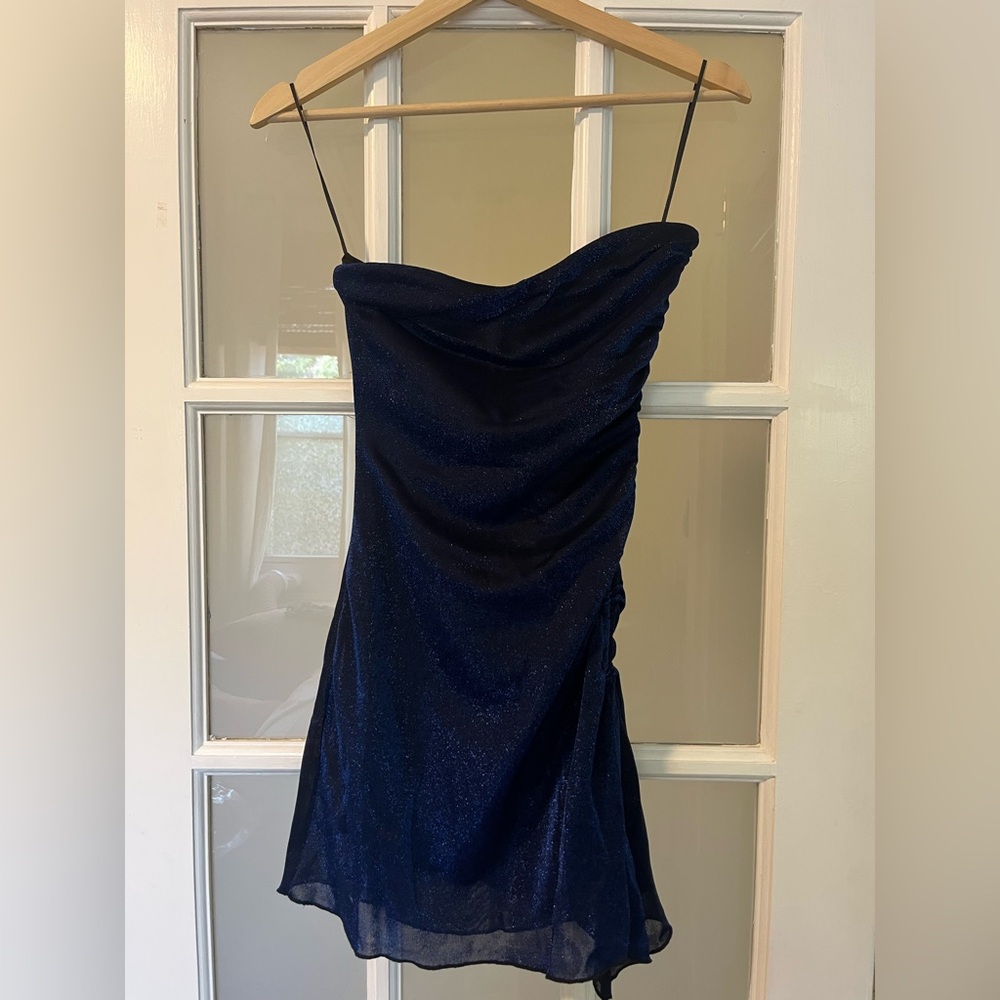 Princess Polly Navy Donelli Mini Dress
